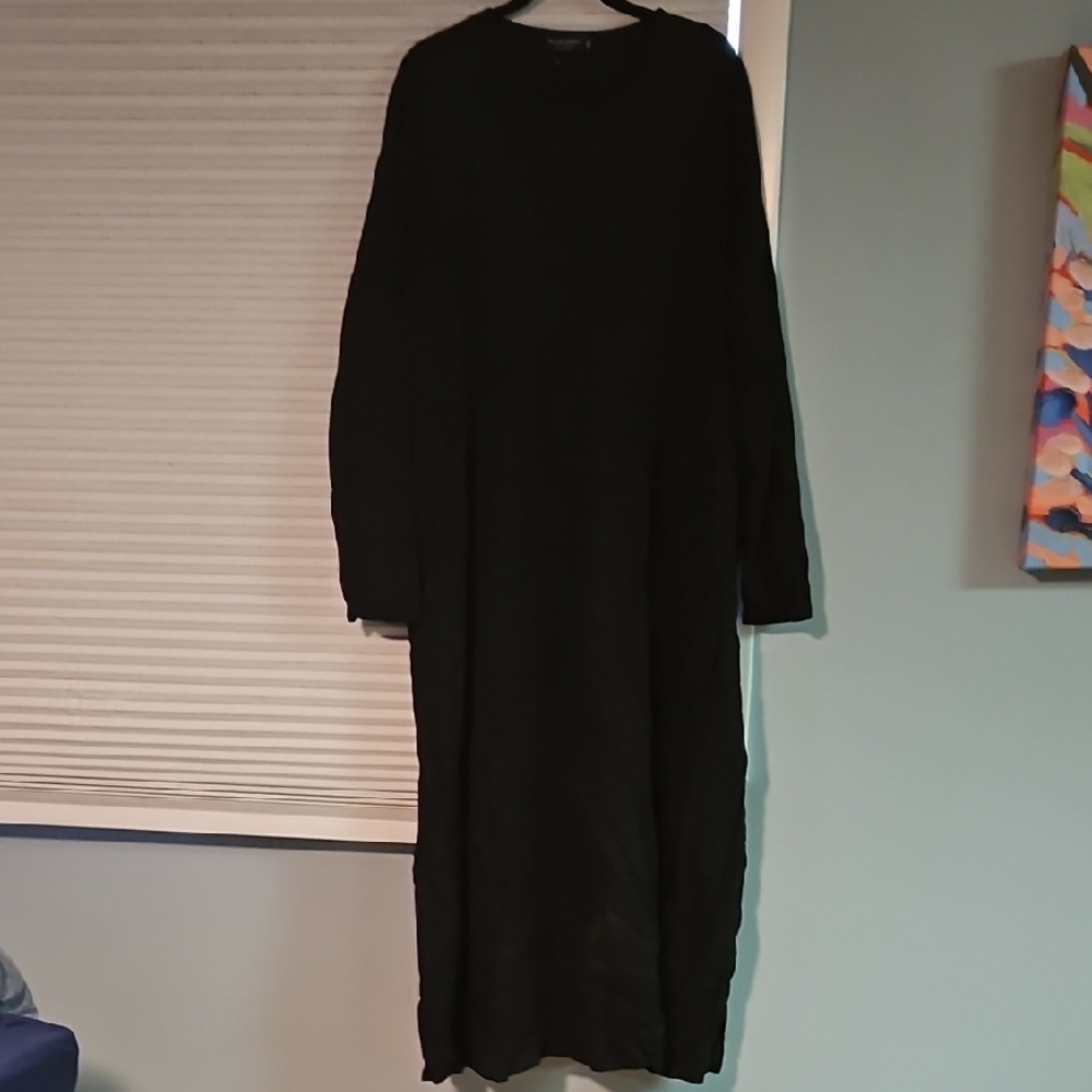 Chic Black Long Sleeve Dress